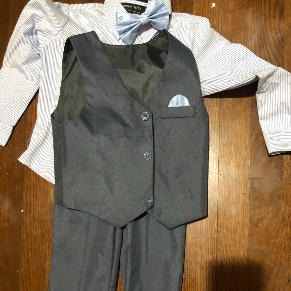 Andrew Fezza boys 3 piece tuxedo suit Formal Set